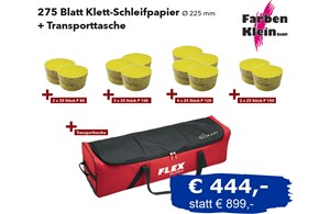 Flex Klett-Schleifpapier  Ø225mm 